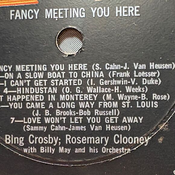 Crosby-Clooney Vinyl Record - Classic Black - Picture 6 of 6